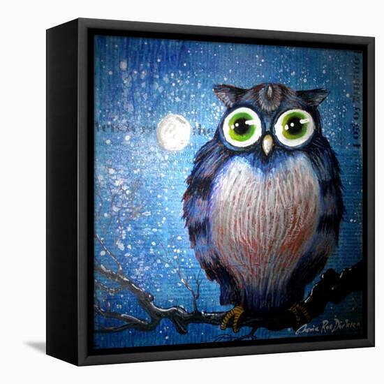 Blue Owl-Cherie Roe Dirksen-Framed Stretched Canvas