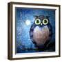 Blue Owl-Cherie Roe Dirksen-Framed Giclee Print