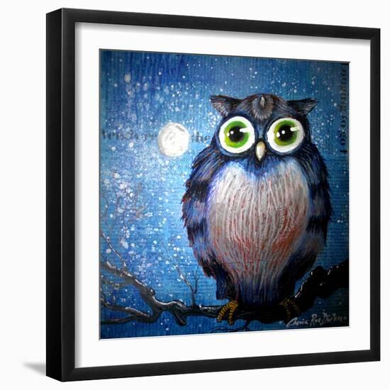 Blue Owl-Cherie Roe Dirksen-Framed Giclee Print
