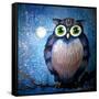 Blue Owl-Cherie Roe Dirksen-Framed Stretched Canvas