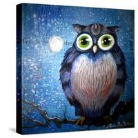Blue Owl-Cherie Roe Dirksen-Stretched Canvas