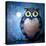 Blue Owl-Cherie Roe Dirksen-Stretched Canvas