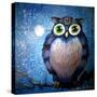 Blue Owl-Cherie Roe Dirksen-Stretched Canvas