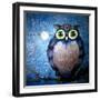 Blue Owl-Cherie Roe Dirksen-Framed Premium Giclee Print