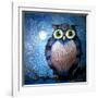 Blue Owl-Cherie Roe Dirksen-Framed Giclee Print