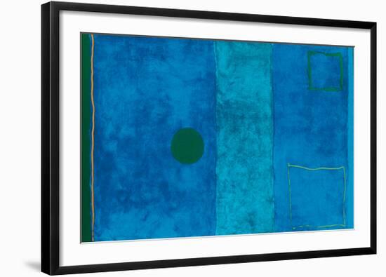 Blue Painting-Patrick Heron-Framed Serigraph