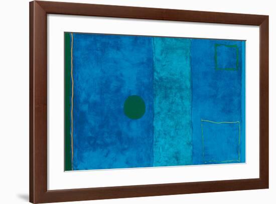 Blue Painting-Patrick Heron-Framed Serigraph