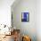 Blue Paintwork, Jardin Majorelle, Owned by Yves St. Laurent, Marrakech, Morocco-Stephen Studd-Framed Stretched Canvas displayed on a wall