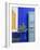 Blue Paintwork, Jardin Majorelle, Owned by Yves St. Laurent, Marrakech, Morocco-Stephen Studd-Framed Photographic Print