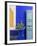 Blue Paintwork, Jardin Majorelle, Owned by Yves St. Laurent, Marrakech, Morocco-Stephen Studd-Framed Photographic Print