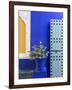 Blue Paintwork, Jardin Majorelle, Owned by Yves St. Laurent, Marrakech, Morocco-Stephen Studd-Framed Photographic Print