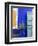 Blue Paintwork, Jardin Majorelle, Owned by Yves St. Laurent, Marrakech, Morocco-Stephen Studd-Framed Premium Photographic Print