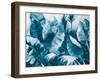 Blue Palms III-Suzanne Wilkins-Framed Art Print