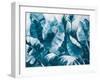 Blue Palms III-Suzanne Wilkins-Framed Art Print