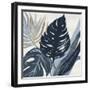 Blue Palms-null-Framed Art Print