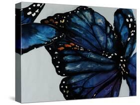 Blue Pansy-Sydney Edmunds-Stretched Canvas