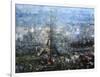 Blue Paris-Mark Lague-Framed Art Print