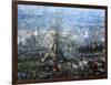 Blue Paris-Mark Lague-Framed Art Print