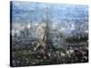 Blue Paris-Mark Lague-Stretched Canvas