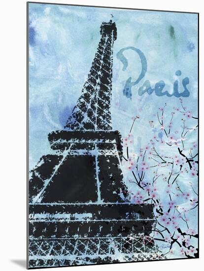 Blue Paris-LuAnn Roberto-Mounted Art Print