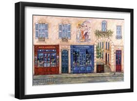 Blue Paris-Vessela G.-Framed Giclee Print