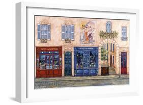 Blue Paris-Vessela G.-Framed Giclee Print