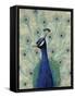 Blue Peacock II-null-Framed Stretched Canvas