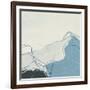 Blue Peaks I-June Vess-Framed Art Print