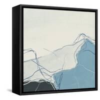 Blue Peaks I-June Vess-Framed Stretched Canvas