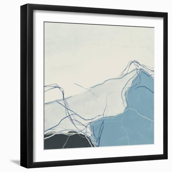 Blue Peaks I-June Vess-Framed Art Print