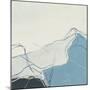 Blue Peaks I-June Vess-Mounted Art Print