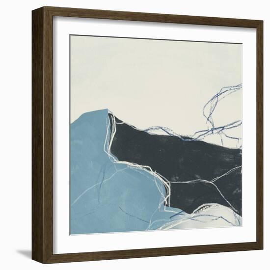 Blue Peaks II-June Vess-Framed Art Print