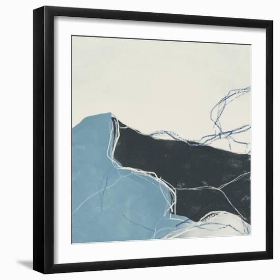 Blue Peaks II-June Vess-Framed Art Print