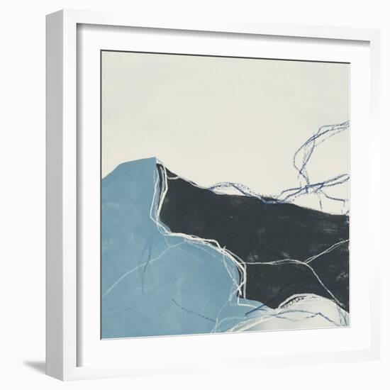 Blue Peaks II-June Vess-Framed Art Print