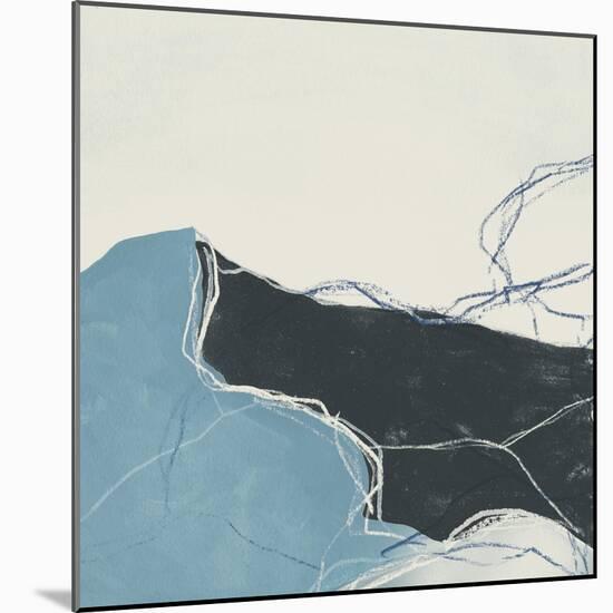 Blue Peaks II-June Vess-Mounted Art Print