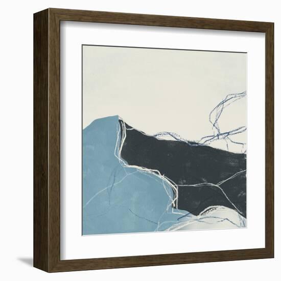 Blue Peaks II-June Vess-Framed Art Print