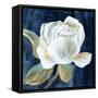 Blue Peony II-Alex Black-Framed Stretched Canvas