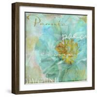 Blue Peony Light-null-Framed Giclee Print