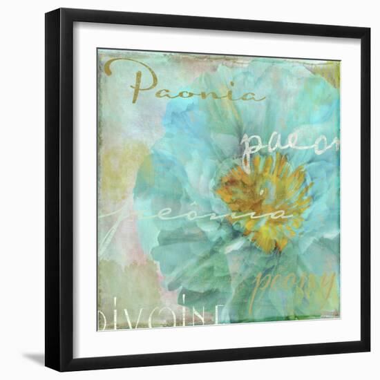 Blue Peony Light-null-Framed Giclee Print