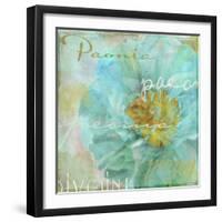 Blue Peony Light-null-Framed Giclee Print