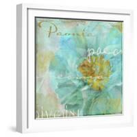 Blue Peony Light-null-Framed Giclee Print