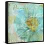 Blue Peony Light-null-Framed Stretched Canvas