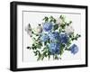 Blue Petals-Asia Jensen-Framed Art Print