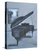 BLUE PIANO-ALLAYN STEVENS-Stretched Canvas