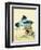 Blue Pigeons-Bairei Kono-Framed Giclee Print