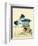 Blue Pigeons-Bairei Kono-Framed Giclee Print