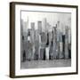 Blue Plaza-Aziz Kadmiri-Framed Giclee Print