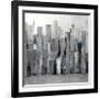 Blue Plaza-Aziz Kadmiri-Framed Giclee Print