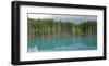 Blue Pond In Hokkaido Japan-null-Framed Art Print