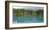 Blue Pond In Hokkaido Japan-null-Framed Art Print
